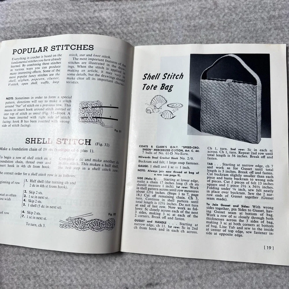 Learn How Book Vintage 1959 Knitting Crochet Tatting‎ Embroidery Craft